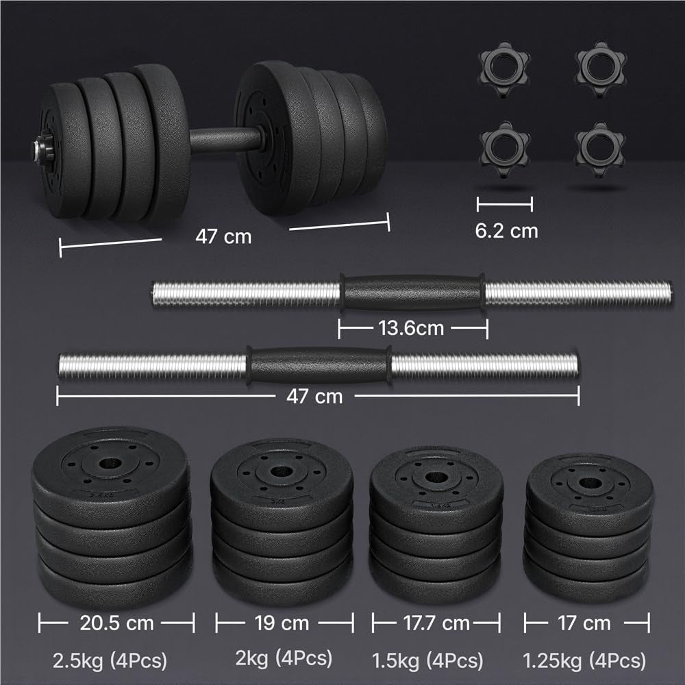 Mancuernas Ajustables para Entrenamiento en casa